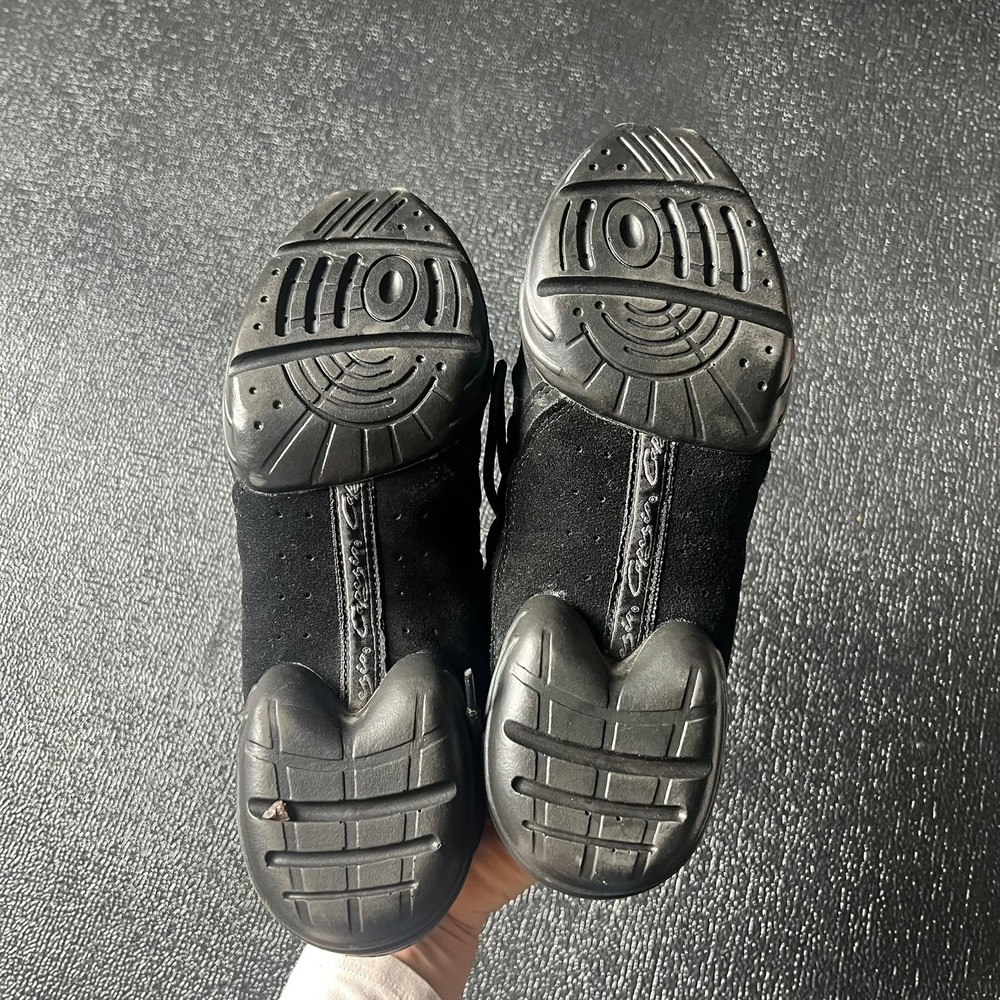 Capezio Rock It Dansneaker DS24 Black Split Sole Dance Shoes Womens 10.5 Hip Hop - Picture 8 of 9